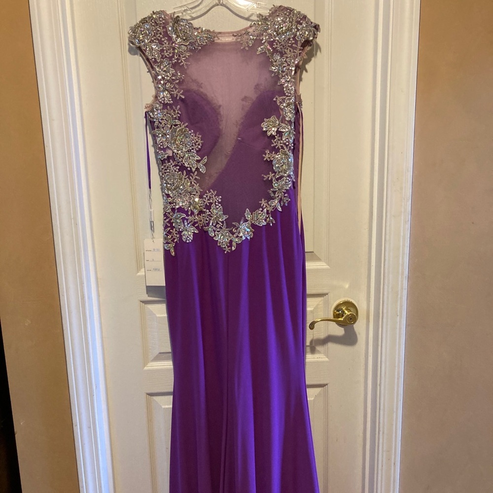Purple dress